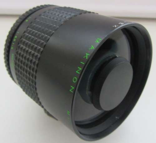 Makinon Reflex MC Mirror Lens  1:6.7 f=400mm -MD Mount Macro 1:4 1:4.5 1:5.