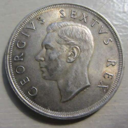 South African Silver Crowns-Three-Five Shillings 1952-As per Photos