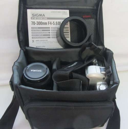 Pentax MZ-50 35mm Film Camera--Penntax 35-80mm 4-5.6 Plus Sigma 70-300mm F4-5.6DL Macro Super Lenses