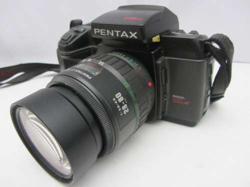 Pentax SR-X-N 35mm Film Camera-F Zoom28-80 3.5-4.5 Lens Plus Hanimex Auto 2.8 135mm Lens.