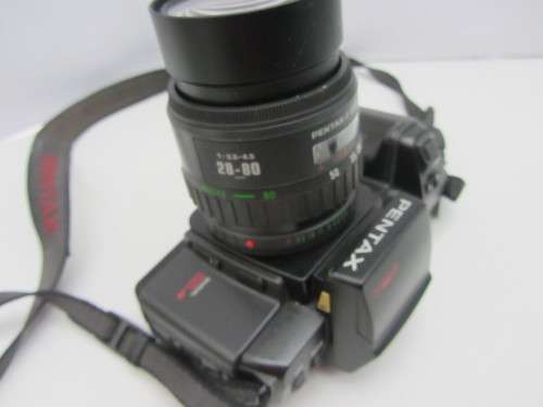 Pentax SR-X-N 35mm Film Camera-F Zoom28-80 3.5-4.5 Lens Plus Hanimex Auto 2.8 135mm Lens.