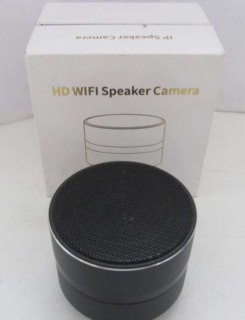 HD Spy Camera-WiFi Bluetooth Speaker-Spy Camera 180` Rotation Lens-Wireles...As new.