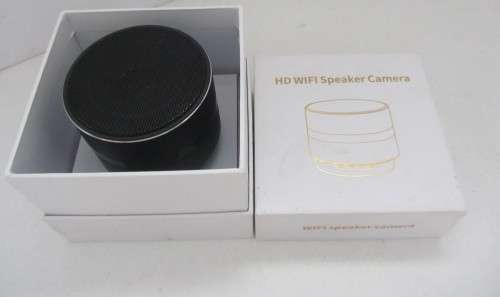HD Spy Camera-WiFi Bluetooth Speaker-Spy Camera 180` Rotation Lens-Wireles...As new.