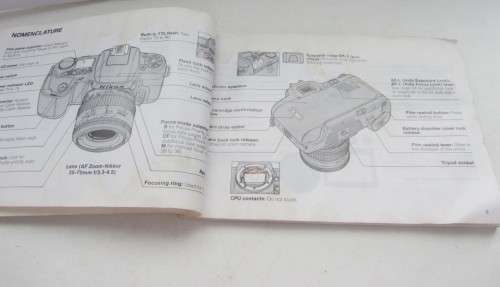 Nikon F-601-AF-Body Working-Good condition.
