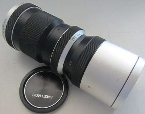 Sun f 4.5 55mm-210mm Auto Zoom Lens-Konika Mount-