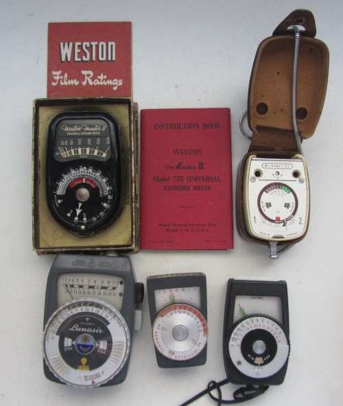 Light Meters-Combo-As per Photos-Mostly Working