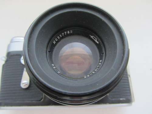 Zenit 3 M 35mm Camera-USSR-Helio S-44 Lens-Clean Incl Enna-Munchen Tele-Ennalyt f3.5 13.5cm Lens-
