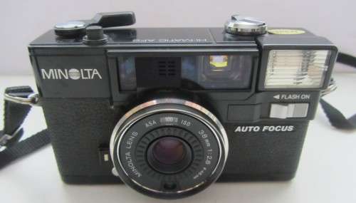Minolta Hi-Matic Auto Focus Minolta 28mm f2.8 Lens-Working-Looking in Good Condition