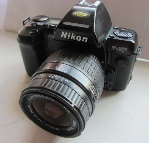Nikon F-801-Sigma 28-80mm 1:3.5-5.6 Macro Lens-Not Working-As per Photos