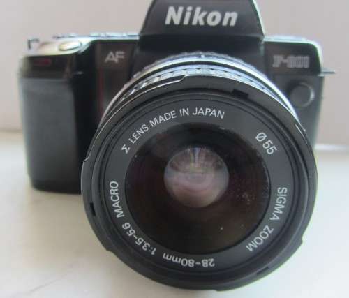 Nikon F-801-Sigma 28-80mm 1:3.5-5.6 Macro Lens-Not Working-As per Photos