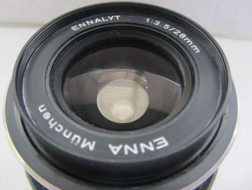 Enna Munchen Macro Ennalyt 28mm f/3.5 Mc Wide Angle Prime Lens
