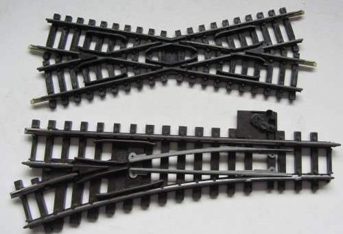 Tri Ang R490 Turn Out/No 849 Playcraft Cross Over....As per Photos