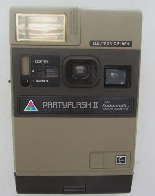 Kodak Party Flash ii-Kodamatic Instant Color Film Camera....Shutter Fires/Not Film Tested