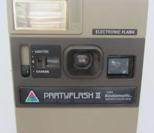 Kodak Party Flash ii-Kodamatic Instant Color Film Camera....Shutter Fires/Not Film Tested