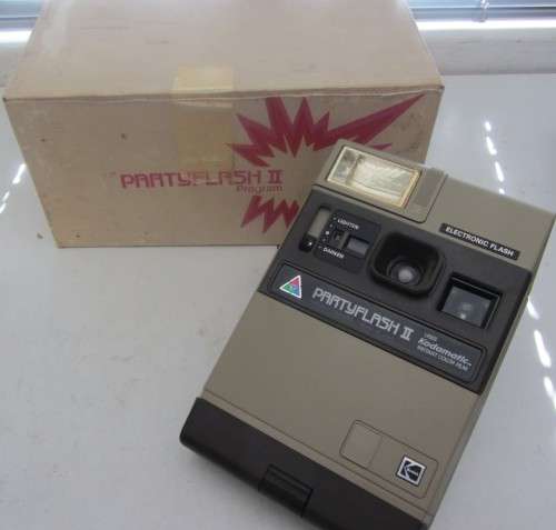 Kodak Party Flash ii-Kodamatic Instant Color Film Camera....Shutter Fires/Not Film Tested