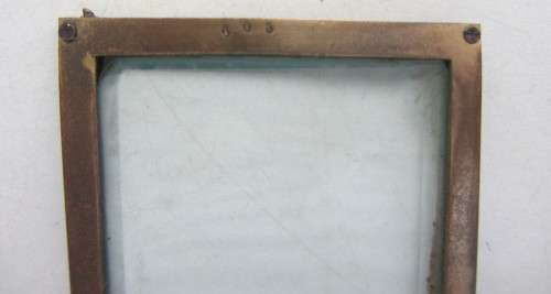 Carraige Clock(Brass?)Stamped-603-Spares/Restoration-115mm High-Top 68x85mm...As per Photos