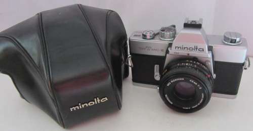 Minolta SR-T-MC ii Excellent Condition-Minolta MD Rokkor 45mm 1:2 Lens