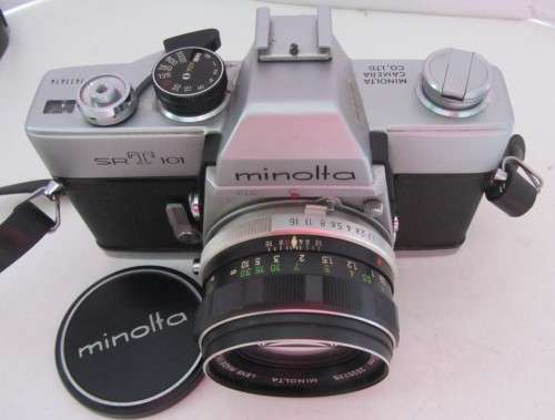 Minolta T 101 Minolta MC Rokkor PF  1:1.7 55mm Lens Plus Hoya HMC Zoom 70-150mm 3.8/55 Lens Plus Opt