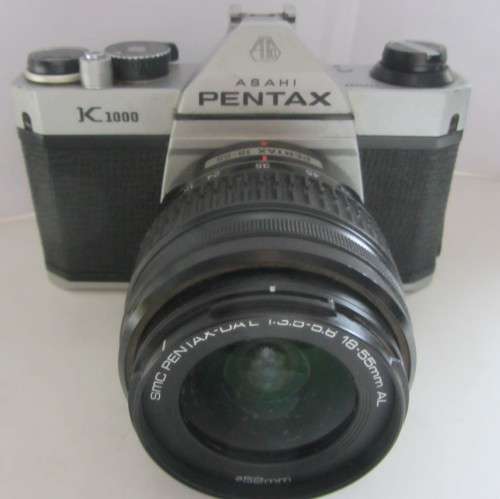 Pentax K-100--SMC Pentax Dal 1:3.5-5.6 18-55mm Lens-clean-Winder Stuck-For repair or Spares