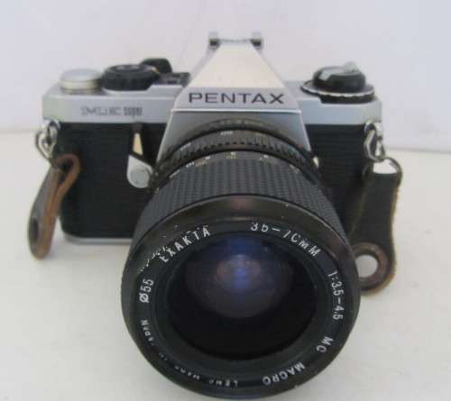 Pentax ME Super Exacta 35-70mm 1:3.5-4.5 MC Macro Lens(needs slight cleaning)