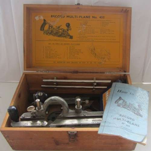 Record Multi-Plane No 405-Tungsten Steel Cutters Plus Extra Blades(to clean) As per Photos