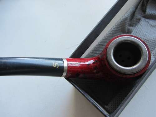 Boxed No `S` Smoking Pipe.