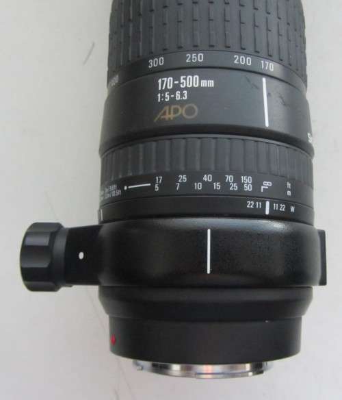 Sigma 170-500mm F5-6.3 Apo Telephoto Zoom Lens-For Sony/Minolta-Alpha Mount-Excellent Condition