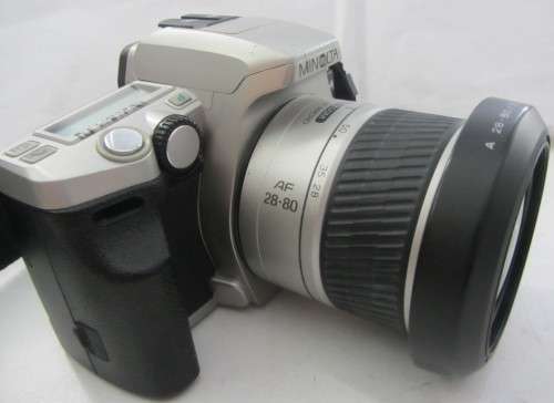 Minolta Dynax 4 S.L.R. Minolta  AF 28-80mm 1:3.5(22)-5.6 Lens-Excellent Condition