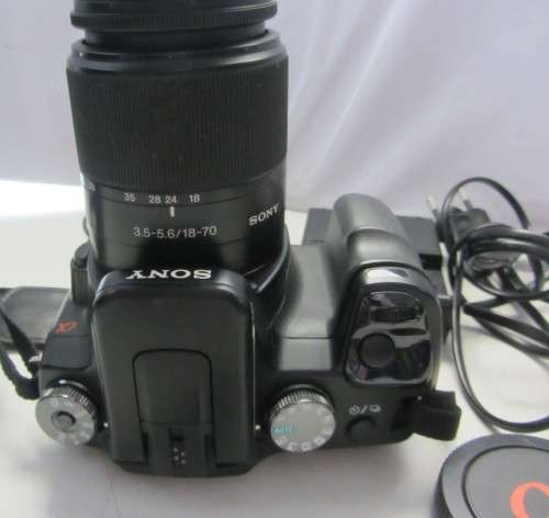 Sony Alpha A-100 Digital Camera-Sony Macro DT 3.5-5.6/18-70 Lens.