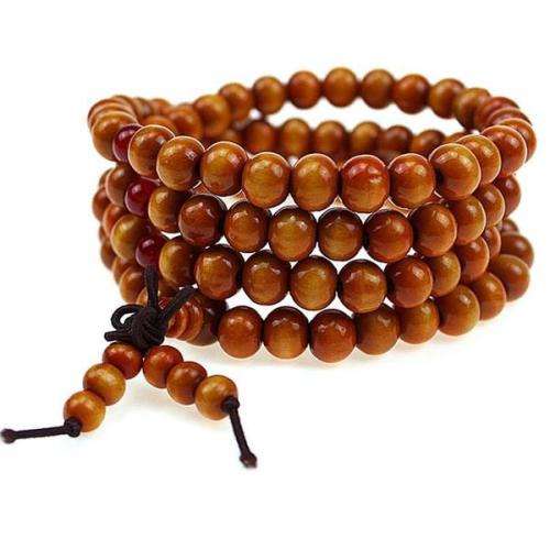 Brown Sandalwood 108 Beads Prayer Mala