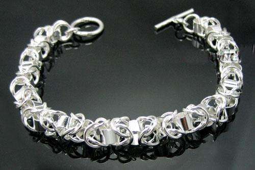Sterling Silver Link Bracelet