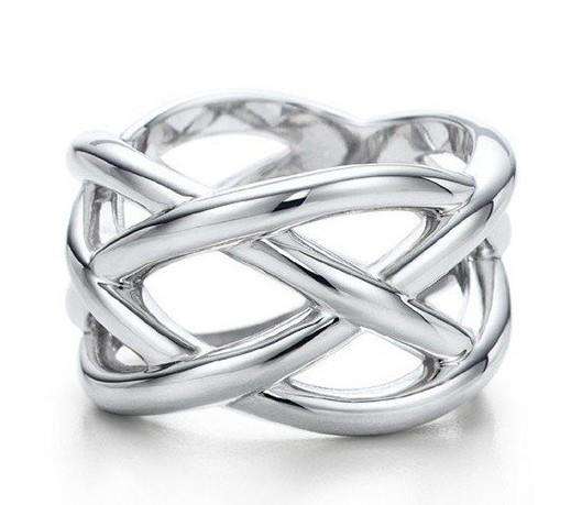 Sterling Silver Inter-weaved Ring
