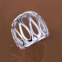 Sterling Silver Loopy Ring (size 8)