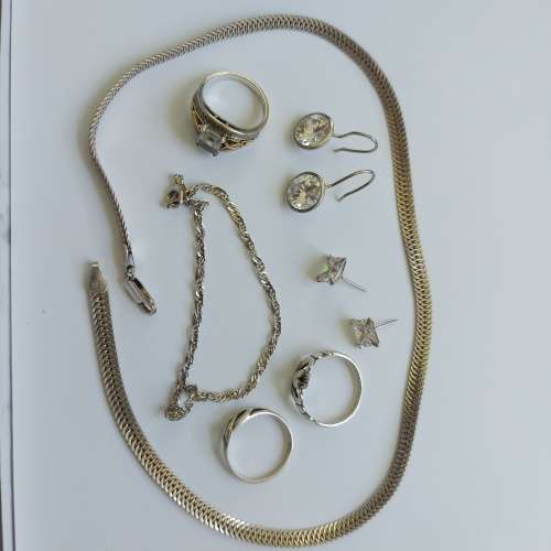 Silver and Gold Jewelry Bundle