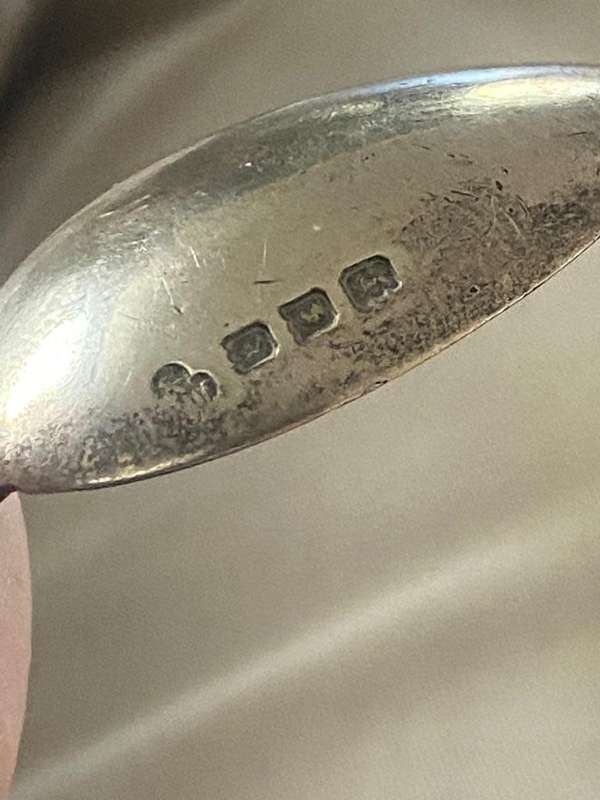 Solid Silver teaspoons (bid for both)