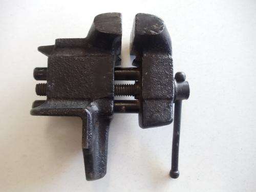 Miniature table vise with anvil horn