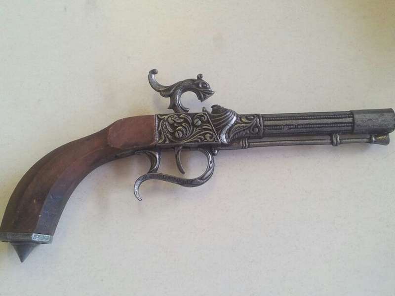 Stunning french style black powder pistol (Early reproduction)