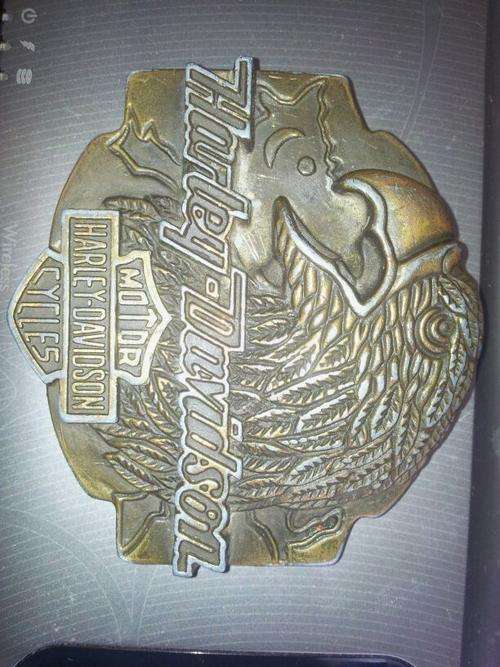 Vintage Harley Davidson belt buckle