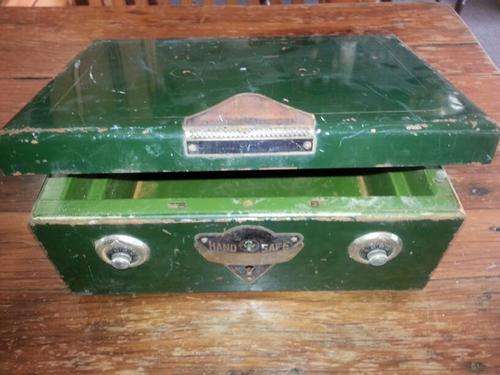 Very rare 1940s Japanees hand safe cash box - Afrikaan Shop