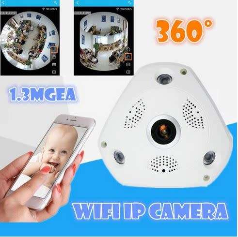 360 Degree HD Panoramic VR Security camera WI FI