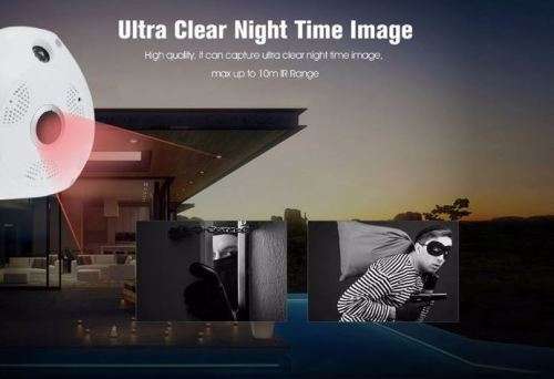 360 Degree HD Panoramic VR Security camera WI FI