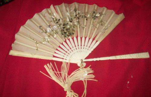 SILK & IVORY FAN