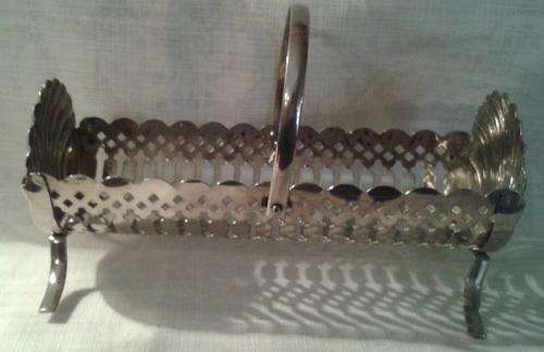 Silver Plate Biscuit Basket