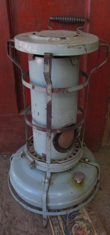 Vintage Green Portable "ALADDIN Blue Flame"Paraffin  Heater