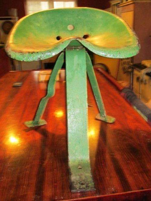 Vintage Tractor Seat On Legs - 480mm wide