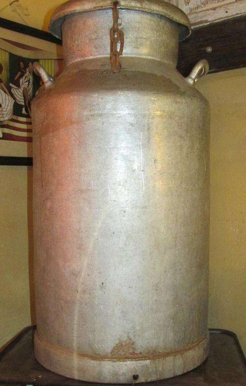 Large Aluminium Milk Can With Lid