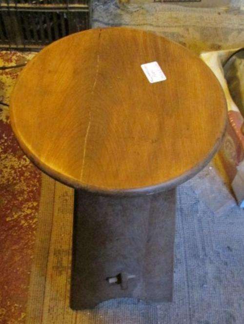 Vintage Wooden Milk Maid Stool
