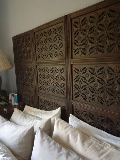 Wooden 4 panel screen