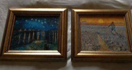 2 framed  Framed  paintings