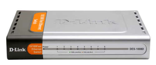 D-Link DES-1008D 8-Port Fast Ethernet Desktop Switch (brand NEW & Still sealed in box)